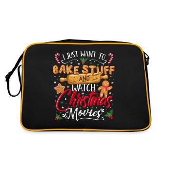 Boulangerie de Noël Biscuits pain d’épice Cuisson Xmas - Sac Retro - noir/or - Dos