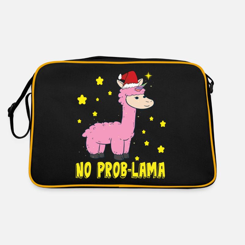 No Prob Lama Retro Tasche