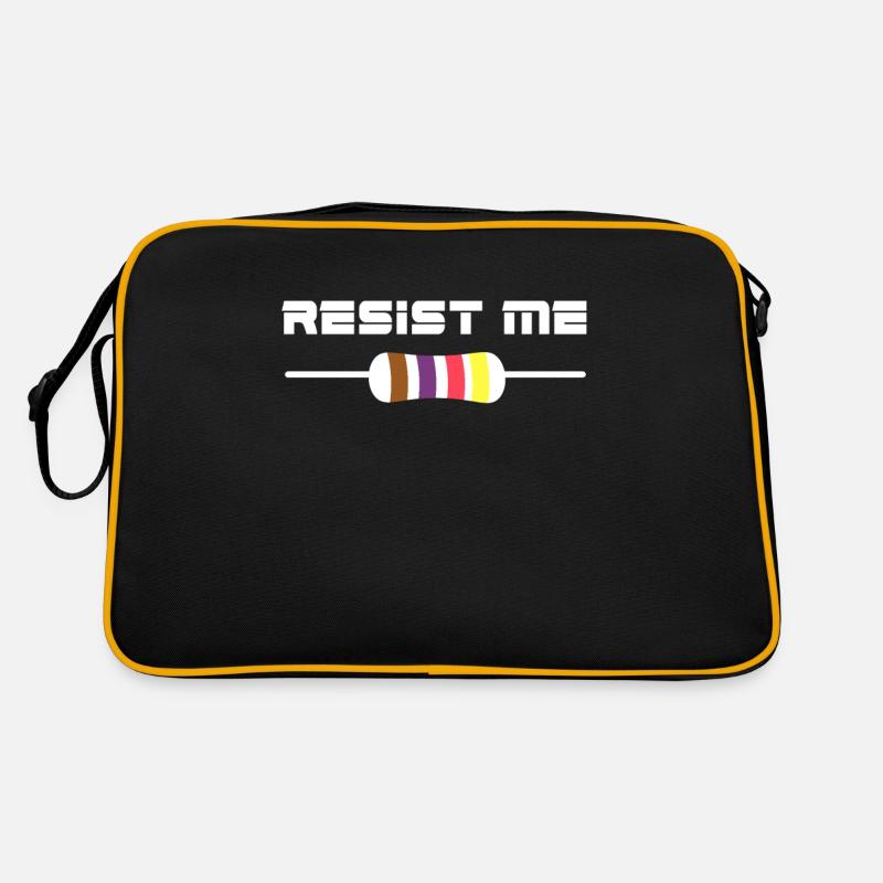 Elektronik Widerstand Retro Tasche