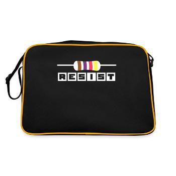 Résistance électronique - Sac Retro - noir/or - Dos