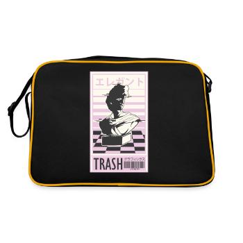 Trash 80s retro design - Retro Bag - black/gold - Back