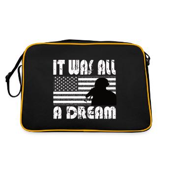 Hip hop - Sac Retro - noir/or - Dos