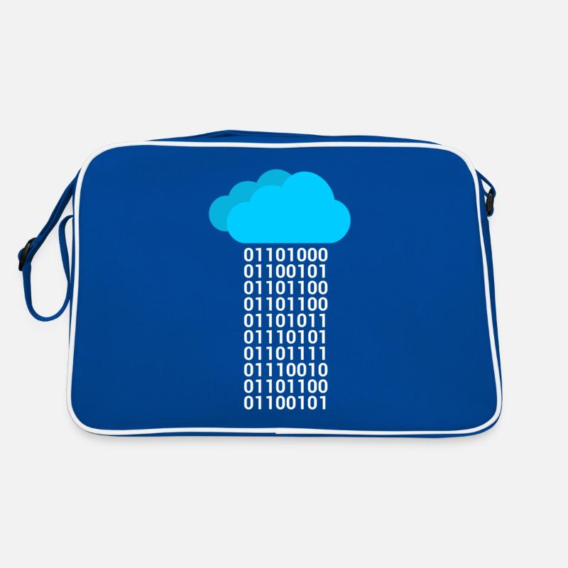 Informatik Big Data Cloud Computing Retro Tasche