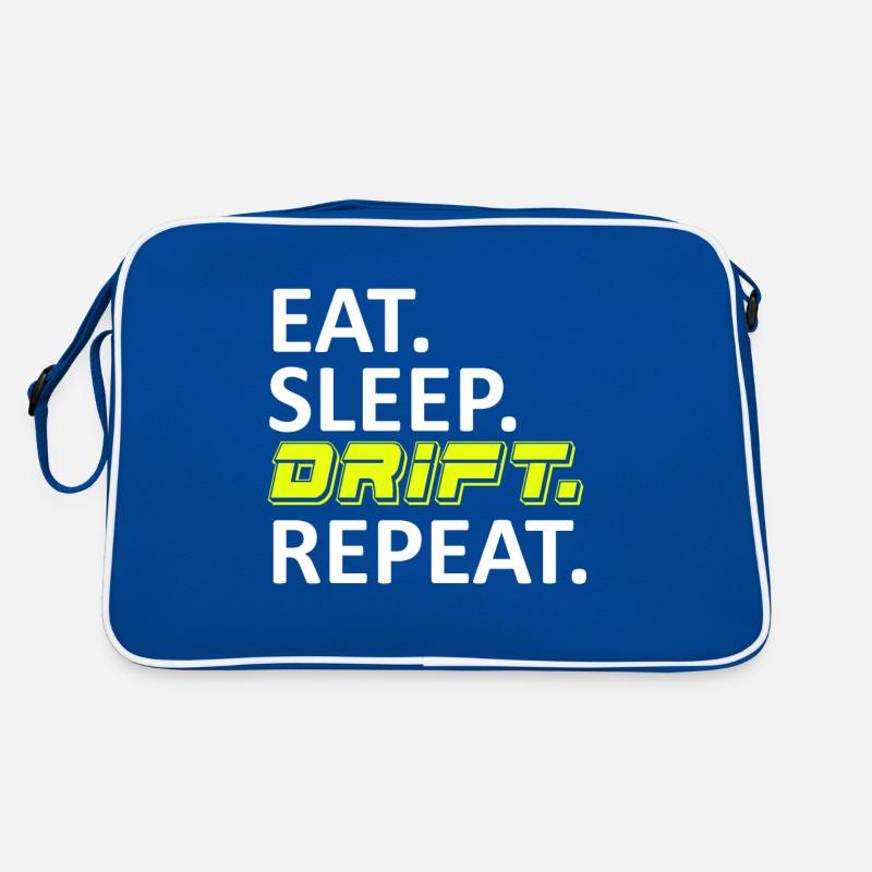 Eat Sleep Drift Repeat Sac Retro