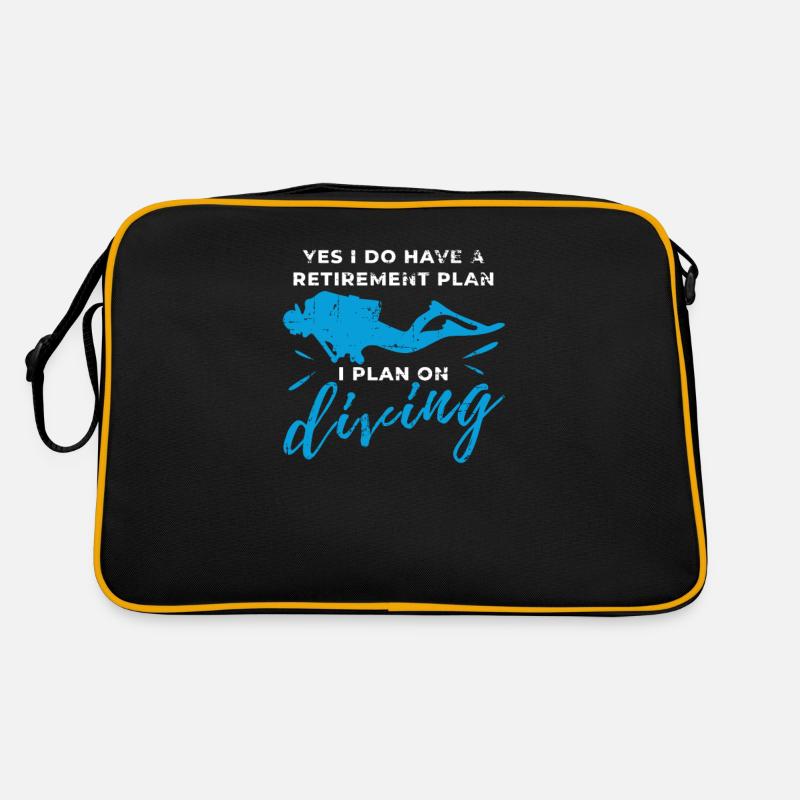 Retirement Plan Scuba Diving plongée plongée Sac Retro