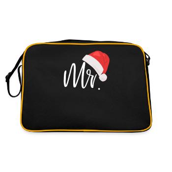 Mr Partnerlook Couple Christmas Sweater Christmas - Retro Bag - black/gold - Back