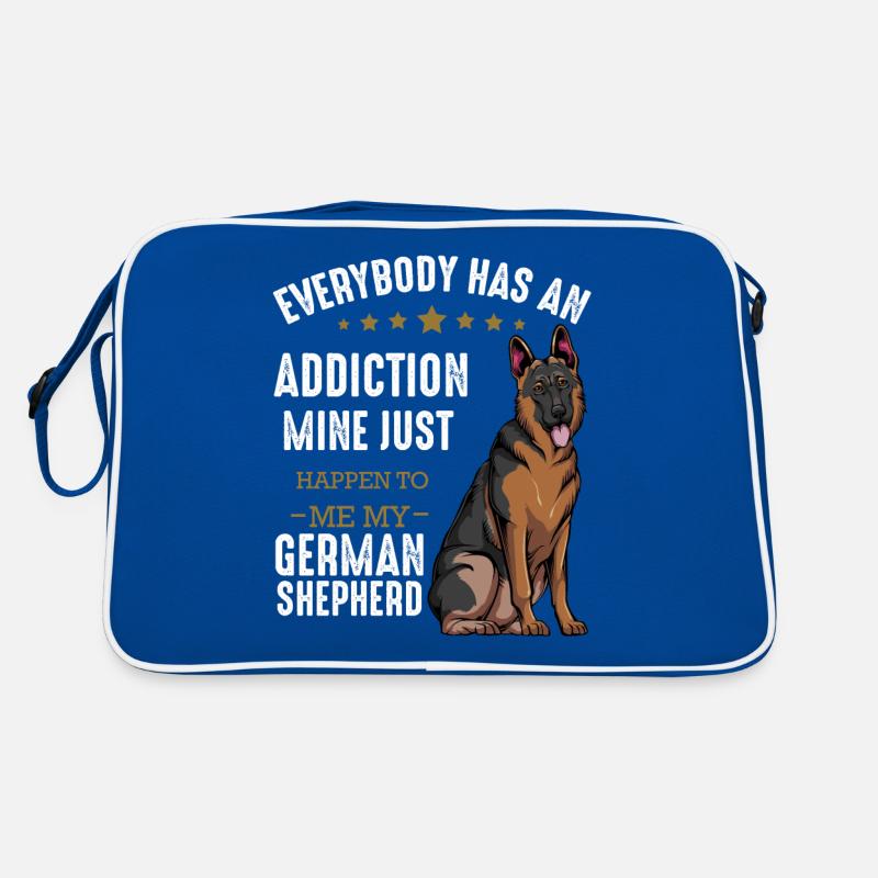 Schäferhund Retro Tasche