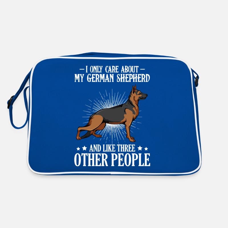 Schäferhund Retro Tasche