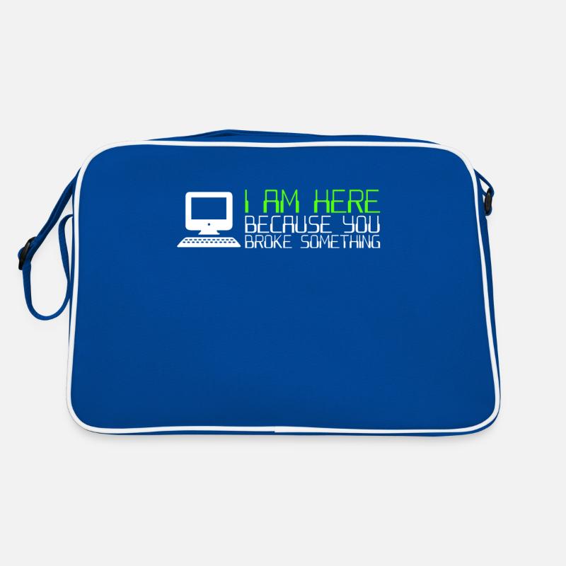 IT Computer IT Support IT Tickersystem Retro Tasche