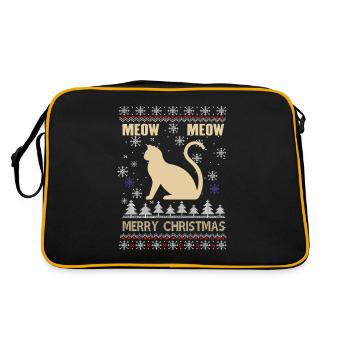 Meow Meow Joyeux Noël - Sac Retro - noir/or - Dos