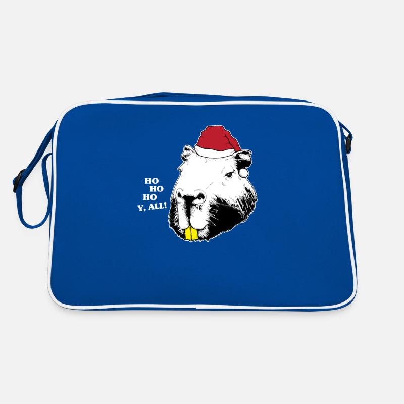 Capybara Weihnachten Retro Tasche
