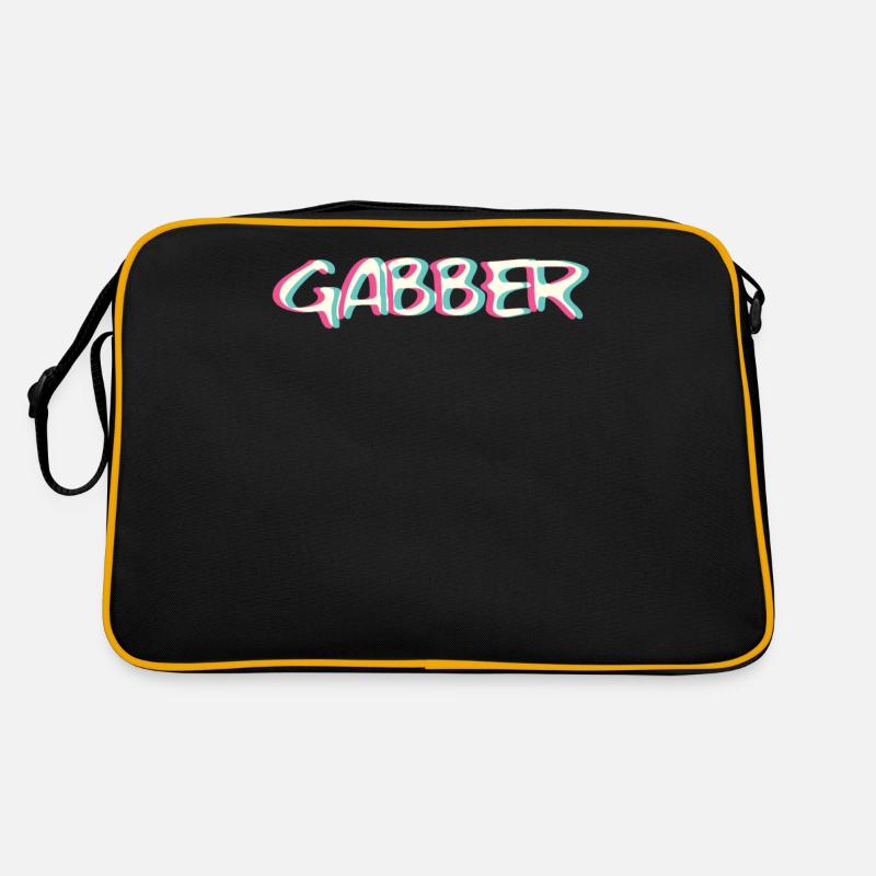 Techno Gabber Rave Hardstyle Trippy EDM Glitch Retro Tasche