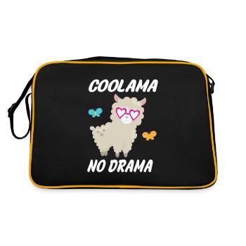 lama - Sac Retro - noir/or - Dos