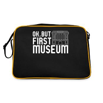 Cool OK mais premier cadeau des amateurs de musées de musée - Sac Retro - noir/or - Dos