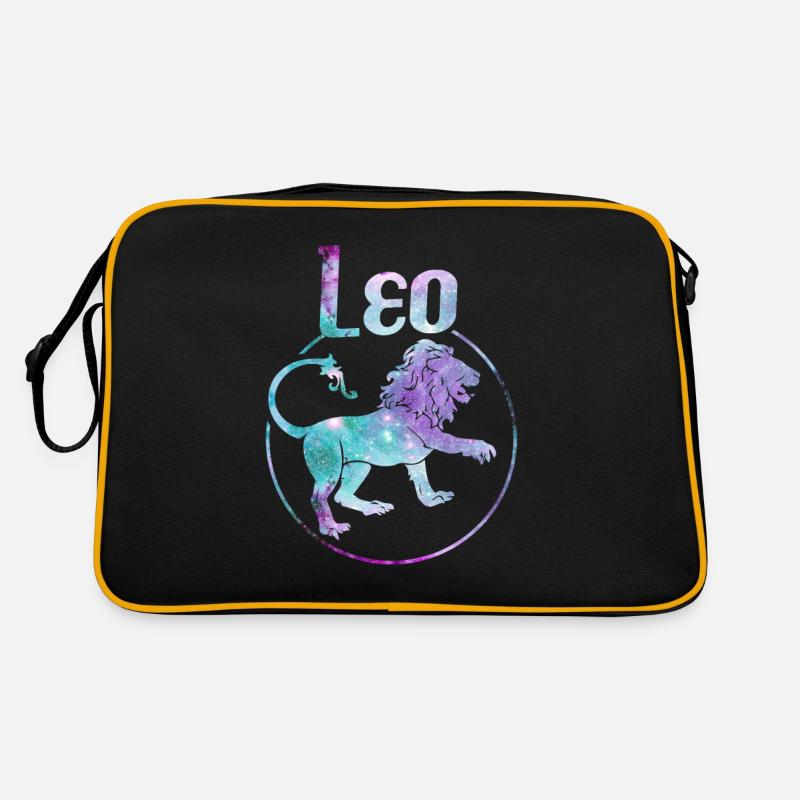 Zodiac Leo Leo - Sac Retro - noir/or