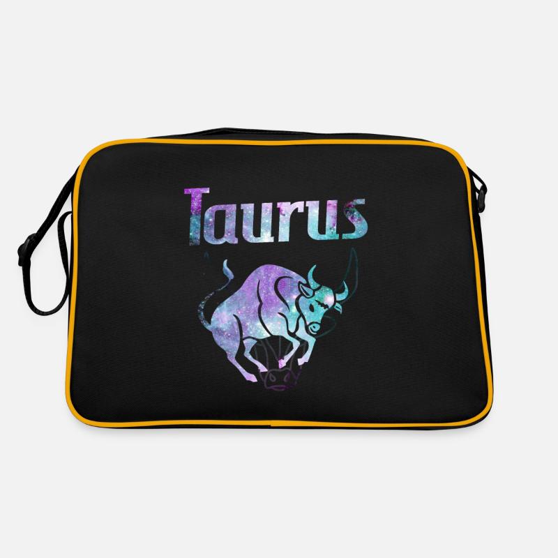 Sternzeichen Stier Taurus Retro Tasche