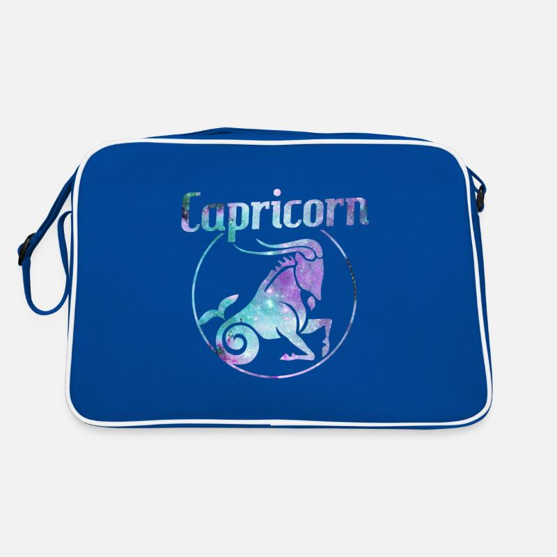 Sternzeichen Steinbock Capricorn Retro Tasche