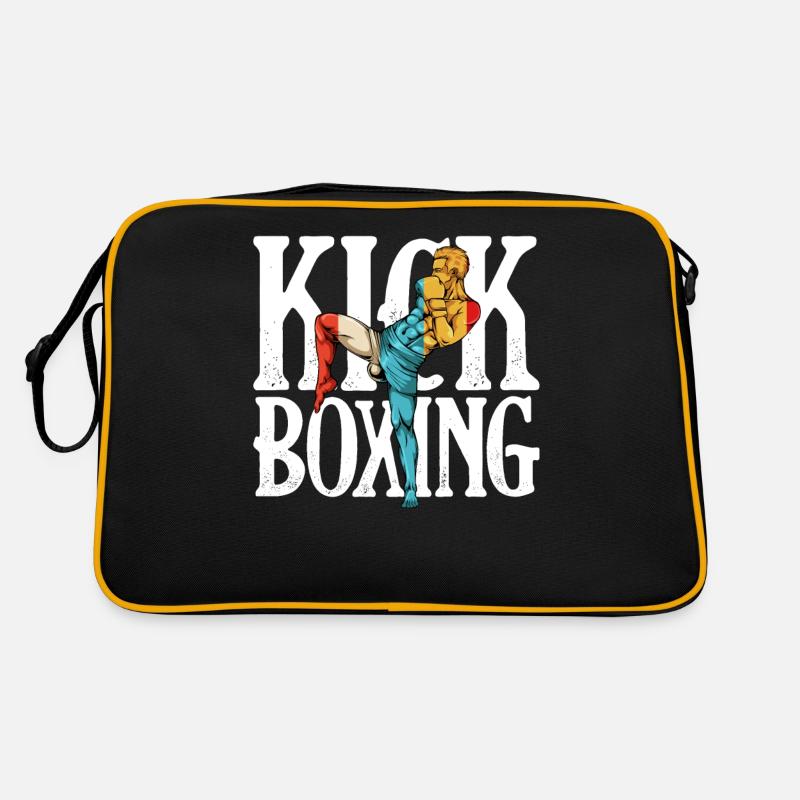 Kickboxing - Retro Bag - black/gold