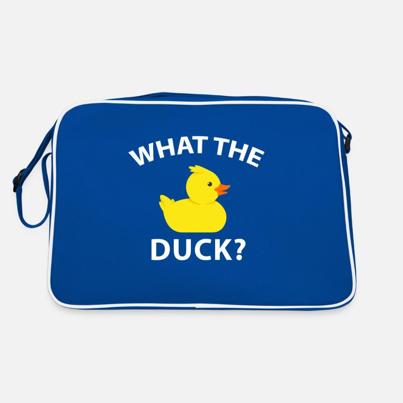 Drôle de canard cadeau What The Duck Sac Retro