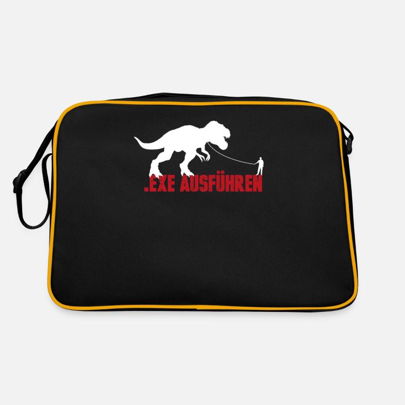Exe Ausführen Informatik Admin Geschenk Geburtstag Retro Tasche