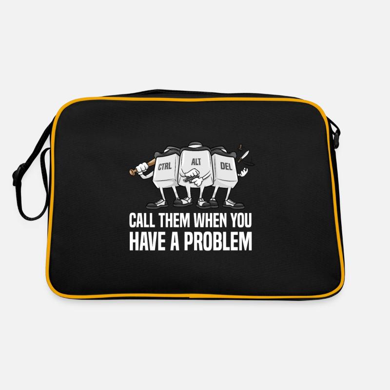 CTRL ALT DEL Nerd Geek Retro Tasche
