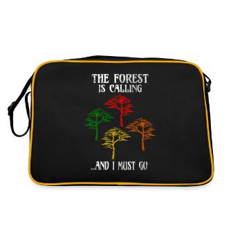 Forêt - Sac Retro - noir/or - Dos