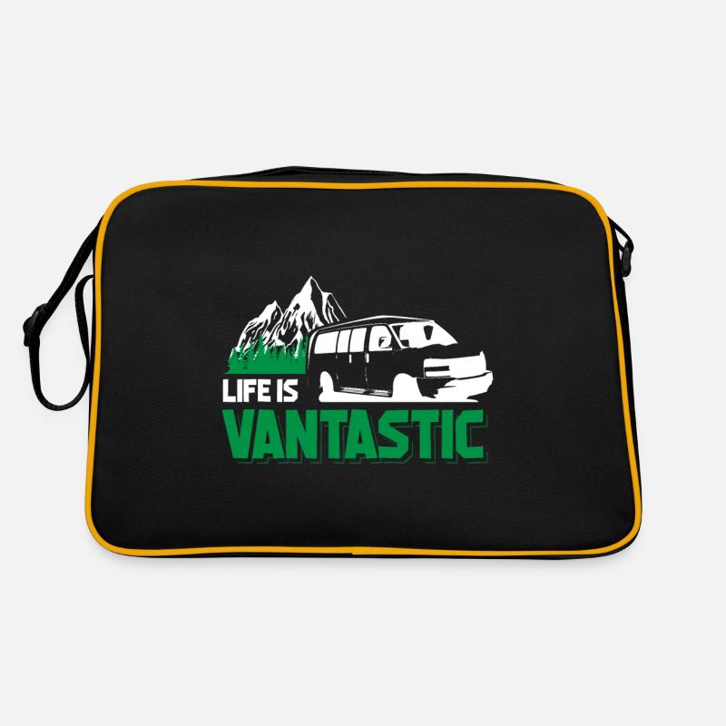 Camper Bus Van Gift I Caravan Camping Retro Bag