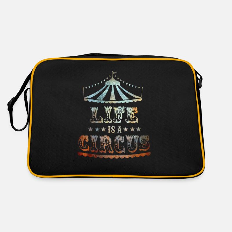 Life is a Circus Retro Tasche