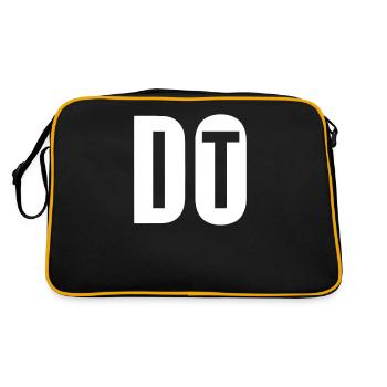 Faites-le motivation en disant des citations - Sac Retro - noir/or - Dos