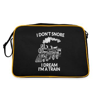 locomotive - Sac Retro - noir/or - Dos