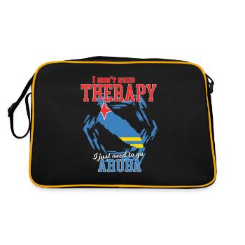 Je n'ai pas besoin de thérapie - Aruba - Sac Retro - noir/or - Dos