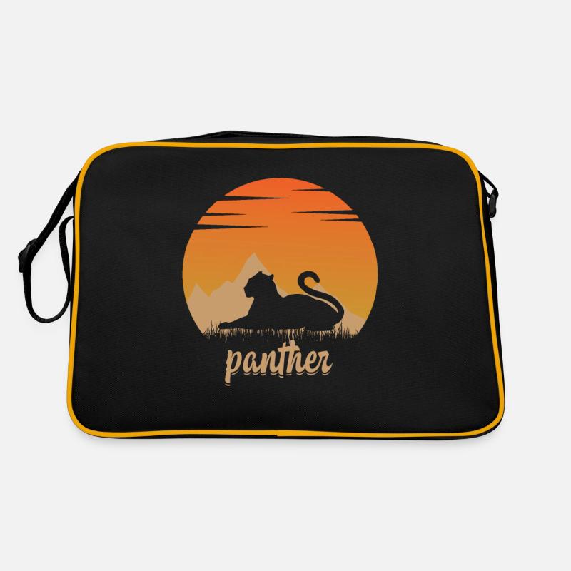 Panthère dans la nature Sac Retro