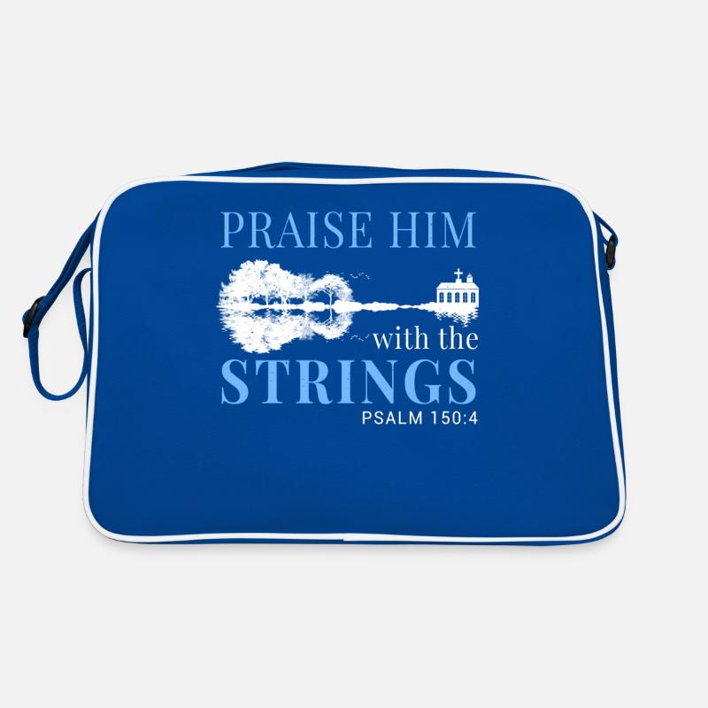 Praise him with the strings. Retro Bag