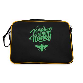Abeille hobby apiculteur apiculteur apiculteur apiculture - Sac Retro - noir/or - Dos