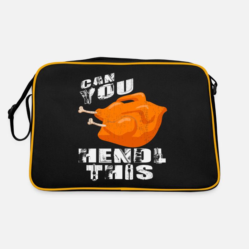 Pouvez-vous Hendl cela? Conception de chemise drôle Sac Retro