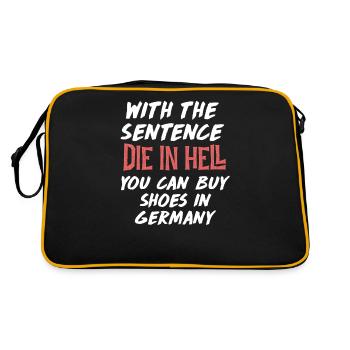 Acheter des chaussures dans Hell Humor Drôle amusant disant - Sac Retro - noir/or - Dos