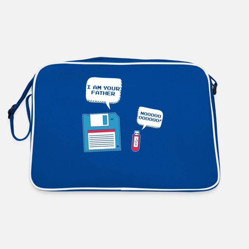 I Am Your Father Funny USB Floppy Disk Saying Retro Bag