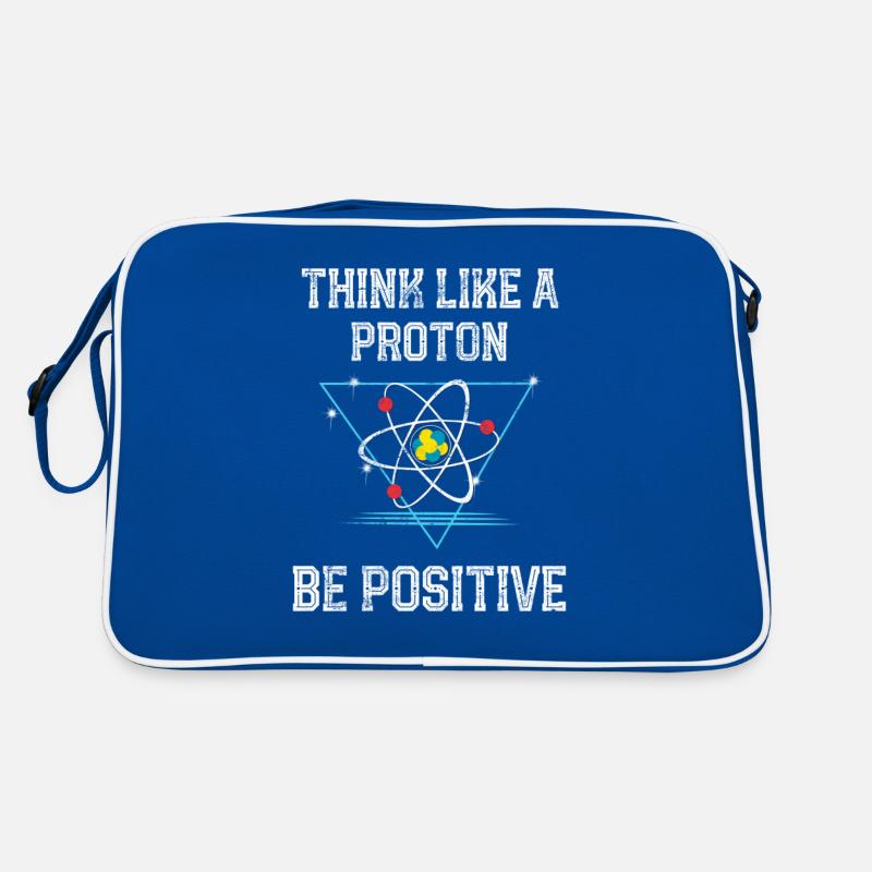 Denken Sie, wie ein Proton positive Quantenphysik sein Retro Tasche