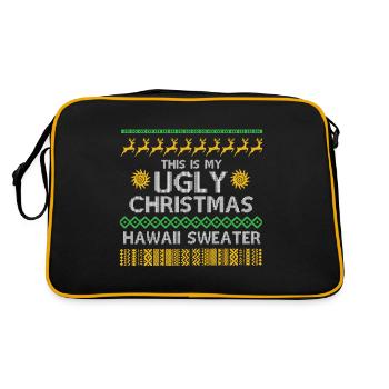 Mele Kalikimaka Ugly Sweater Merry Christmas - Retro Bag - black/gold - Back