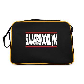 Saarbooklyn - Retro Bag - black/gold - Back