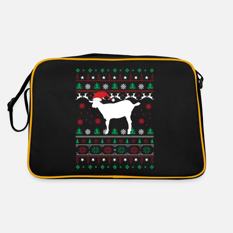 Chèvre de Noël Noël laid Sac Retro