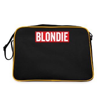 Blondie Blondine Cheveux blonds Meilleurs amis - Sac Retro - noir/or - Dos