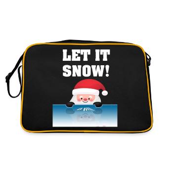 Santa Cocaine Let It Snow - Sac Retro - noir/or - Dos