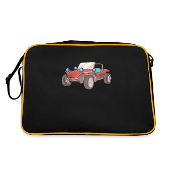 Dune Buggy Graphic Beach Buggy RC Car Truck Gift - Retro Bag - black/gold - Back