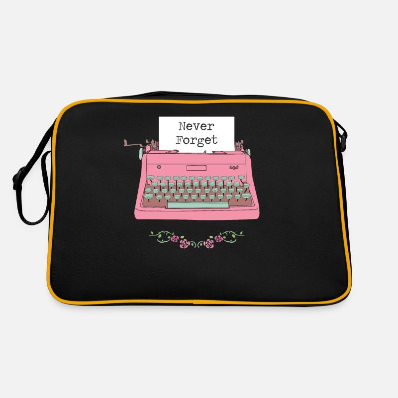 Vintage Typewriter Cartoon Art Poison Sac Retro
