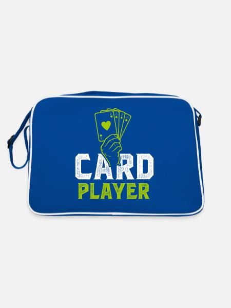 jeu de cartes - Sac Retro - bleu/blanc - Dos
