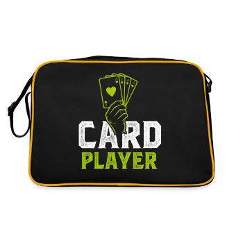 jeu de cartes - Sac Retro - noir/or - Dos