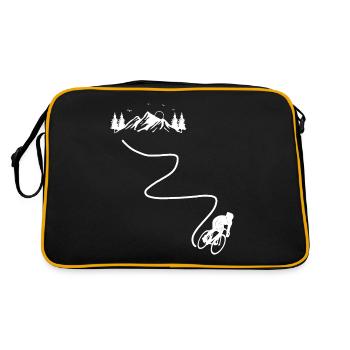 Cycling Cycling Cycling Downhill - Retro Bag - black/gold - Back
