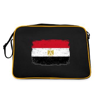 DRAPEAU EGYPTIEN Egypte drapeau cadeau égyptien - Sac Retro - noir/or - Dos