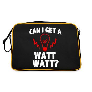 Watts d'électricité - Sac Retro - noir/or - Dos